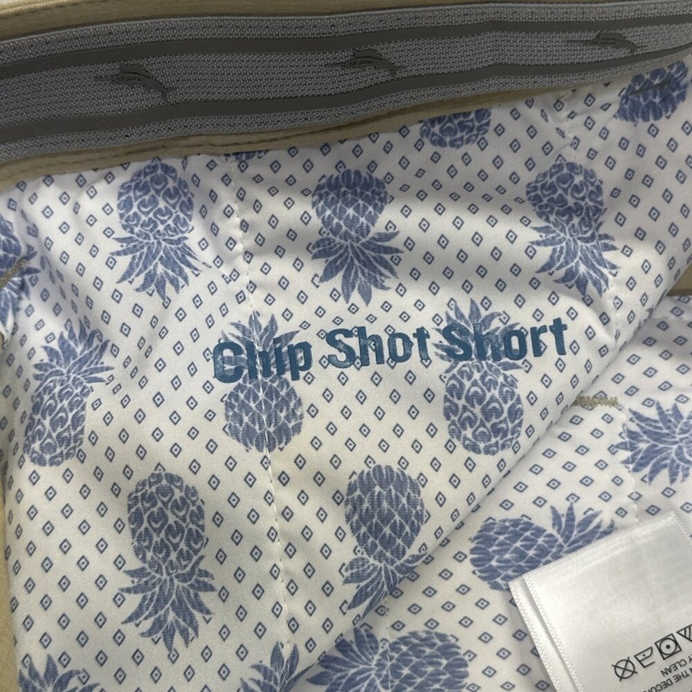 Tommy Bahama Men's Big & Tall Size 48RG Stone Khaki Chip Shot Performance Shorts - Picture 7 of 11